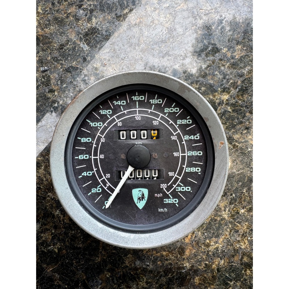 Lamborghini Countach LM002 Speedometer Smiths Motor 320 kmh 200 mph 009250020